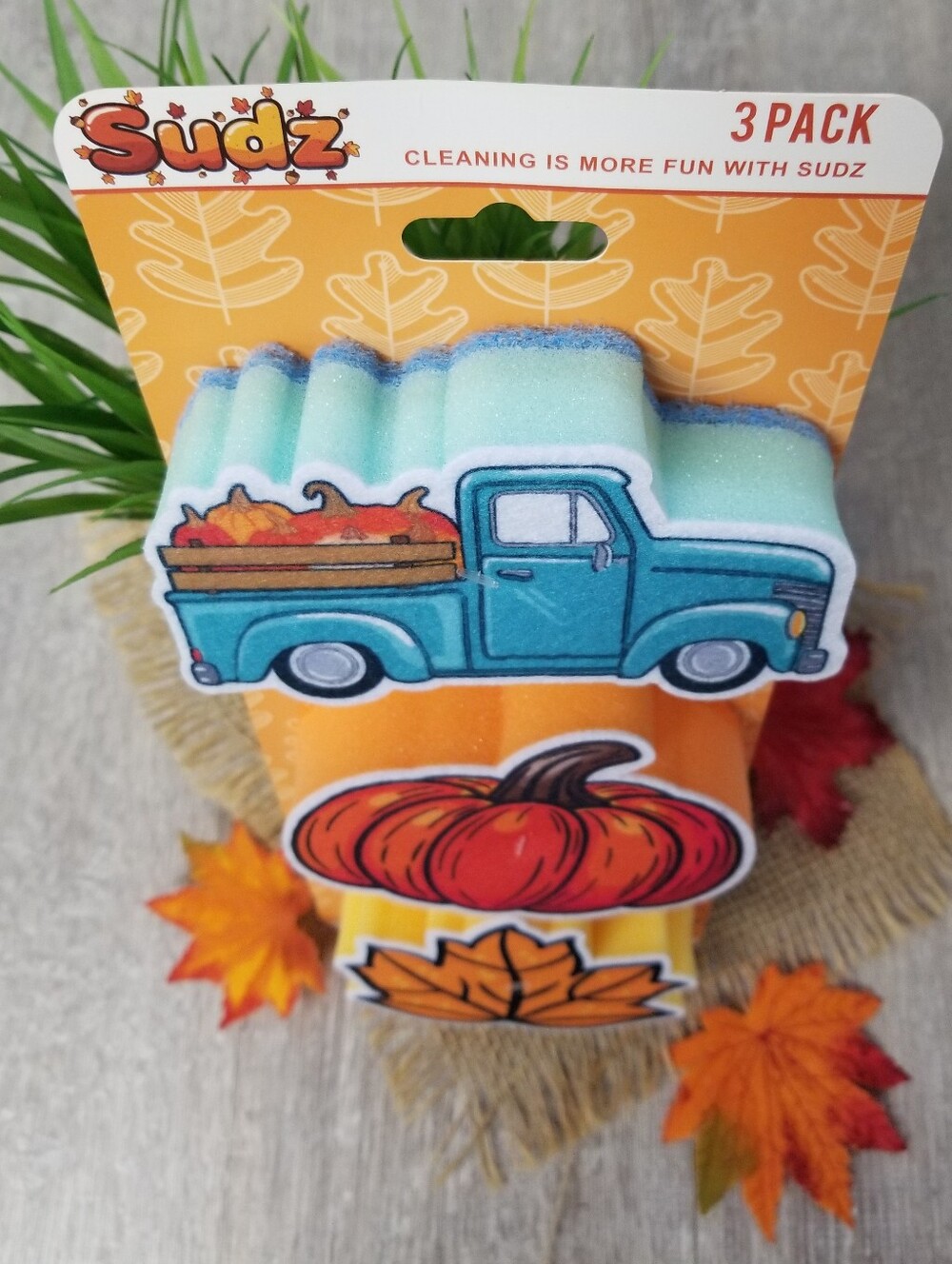 Autumn Themed Sponge Set - Picture 2 of 5
